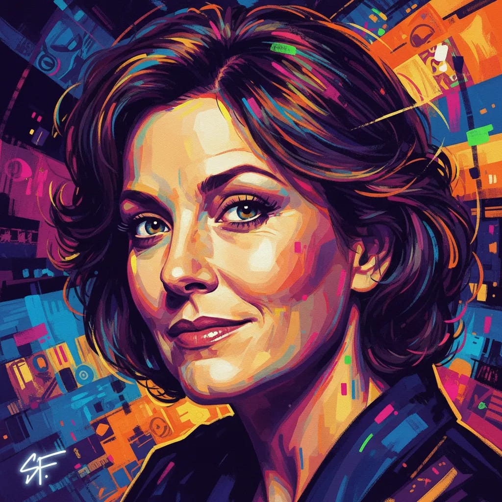 Artistic portrait of Stephanie Faracy