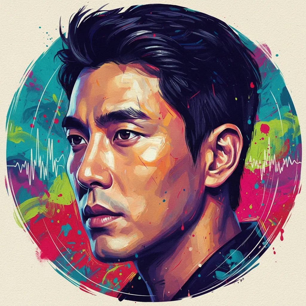 Artistic portrait of Yoon Kyesang