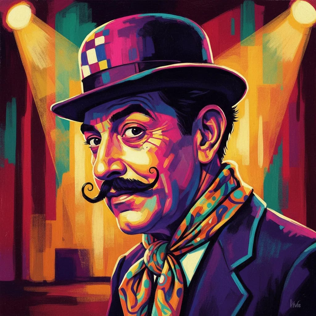 Artistic portrait of Cantinflas