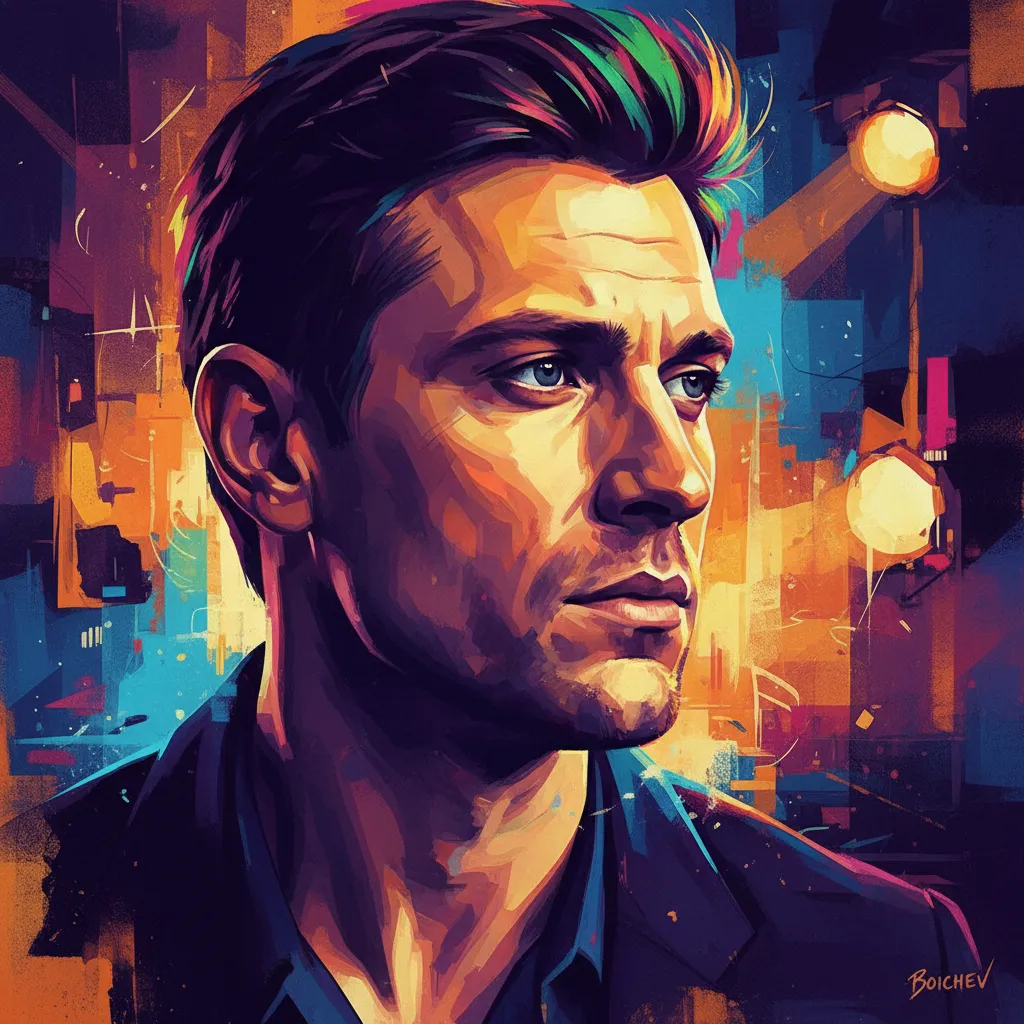 Artistic portrait of Victor Boichev