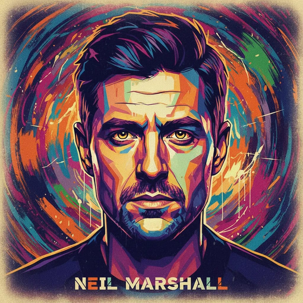 Artistic portrait of Neil Marshall