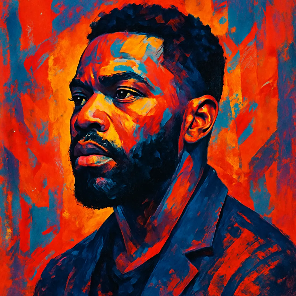 Artistic portrait of André Bervil