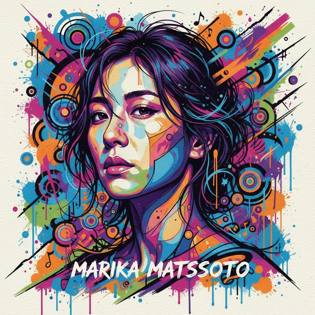 Artistic portrait of Marika Matsumoto