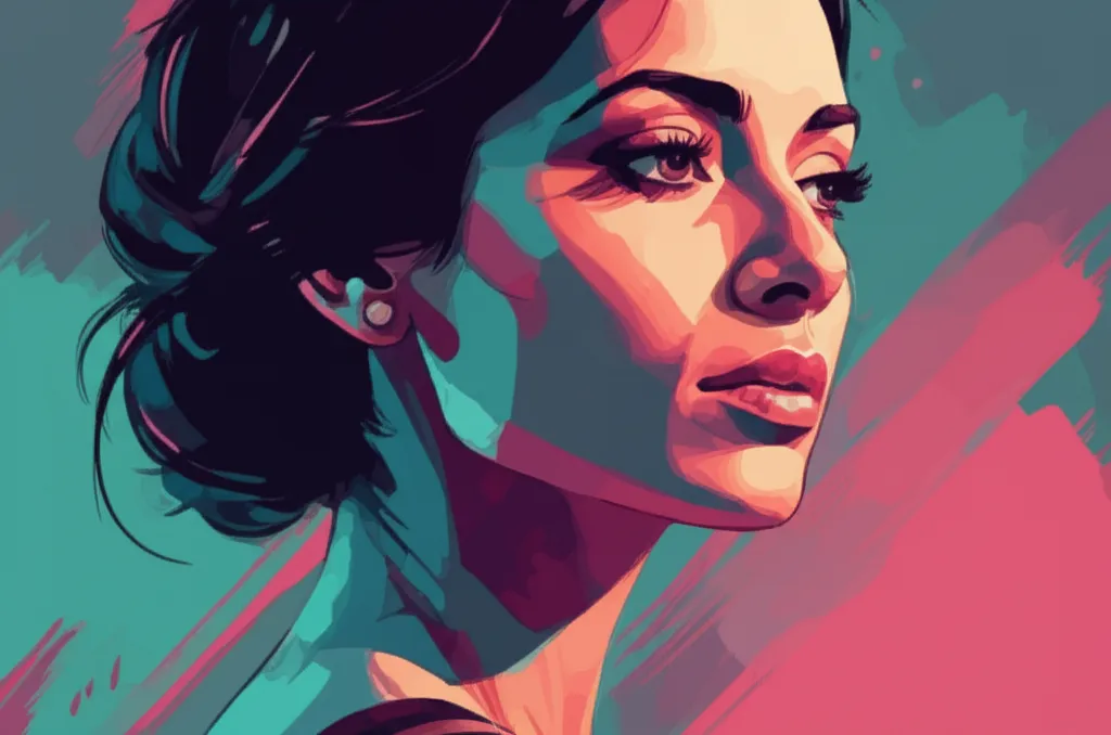 Portrait of Freida Pinto