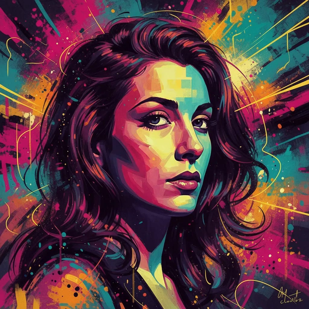 Artistic portrait of Véra Clouzot