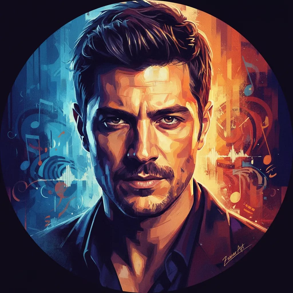 Artistic portrait of Yigit Özsener