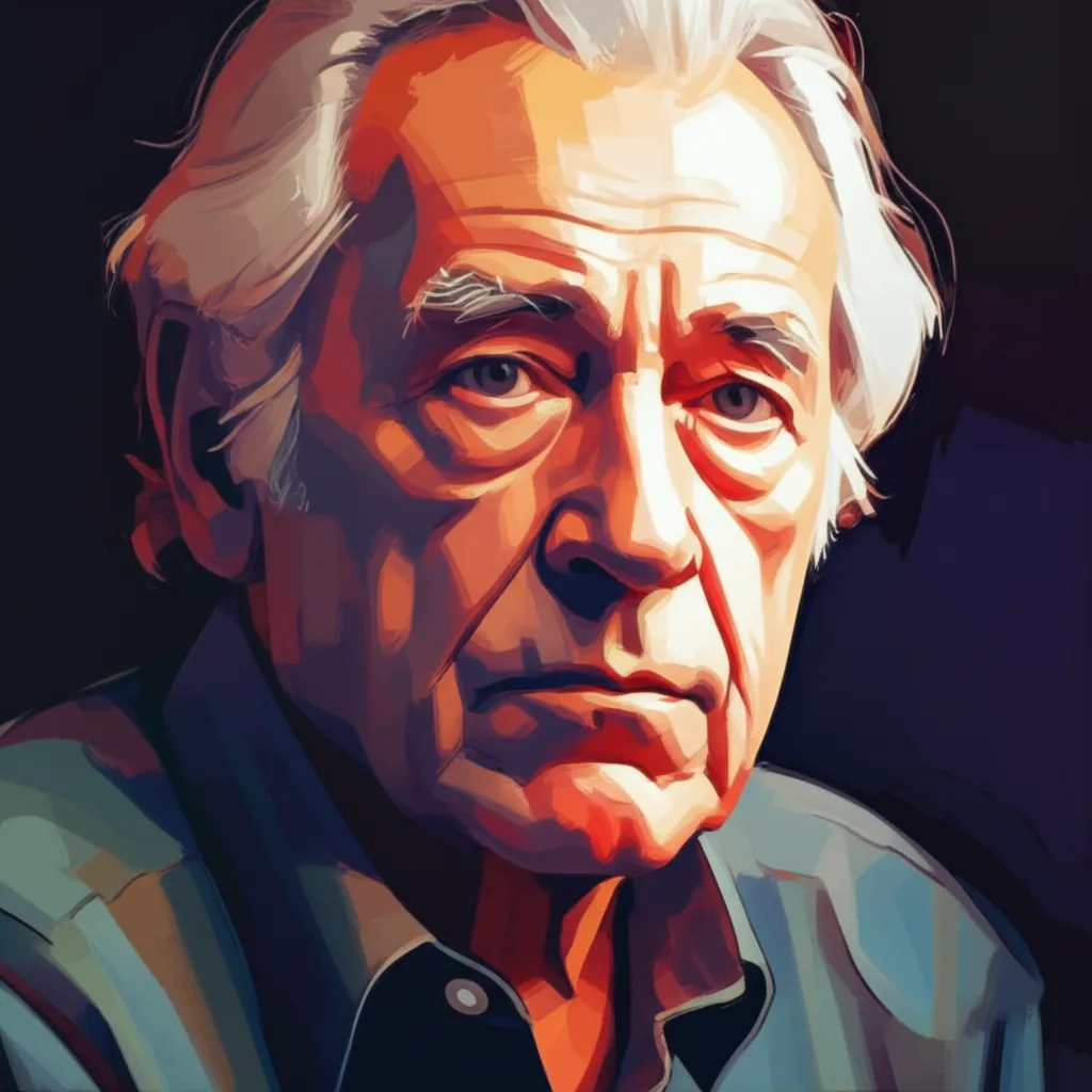 Artistic portrait of Armin Mueller-Stahl