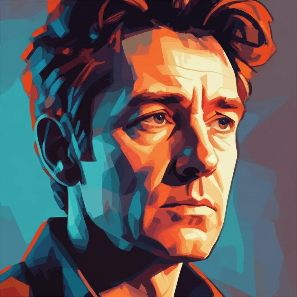Artistic portrait of Nicholas Gleaves