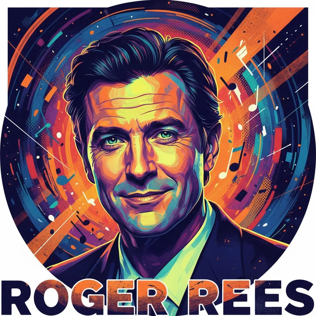 Artistic portrait of Roger Rees