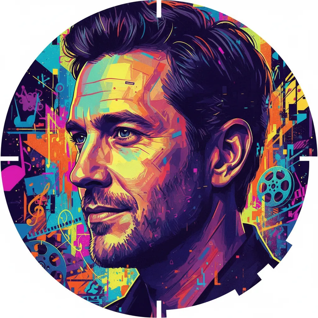 Artistic portrait of Fisher Stevens