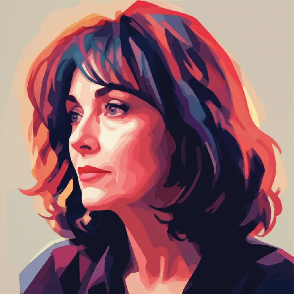 Artistic portrait of Sarah Douglas
