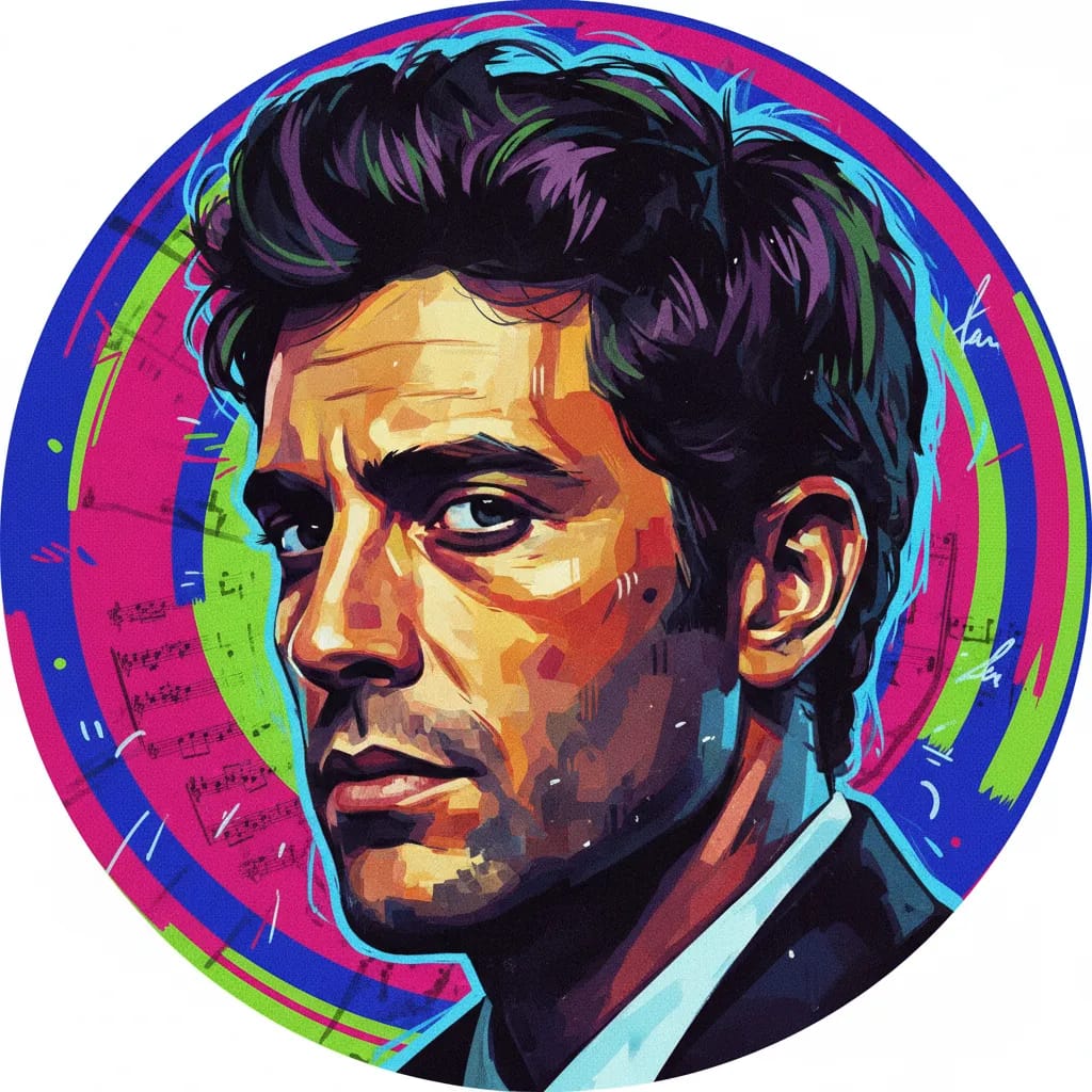 Artistic portrait of Claudio Santamaria