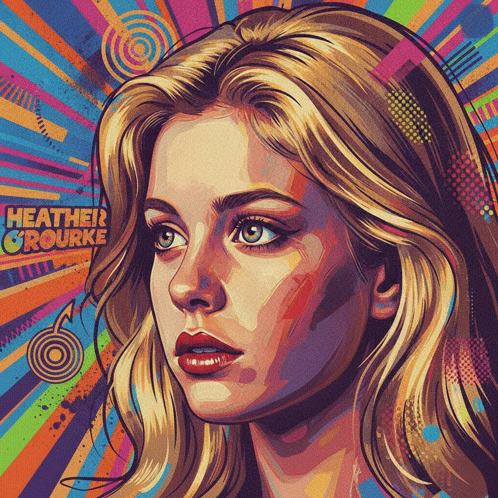 Portrait of Heather O'Rourke