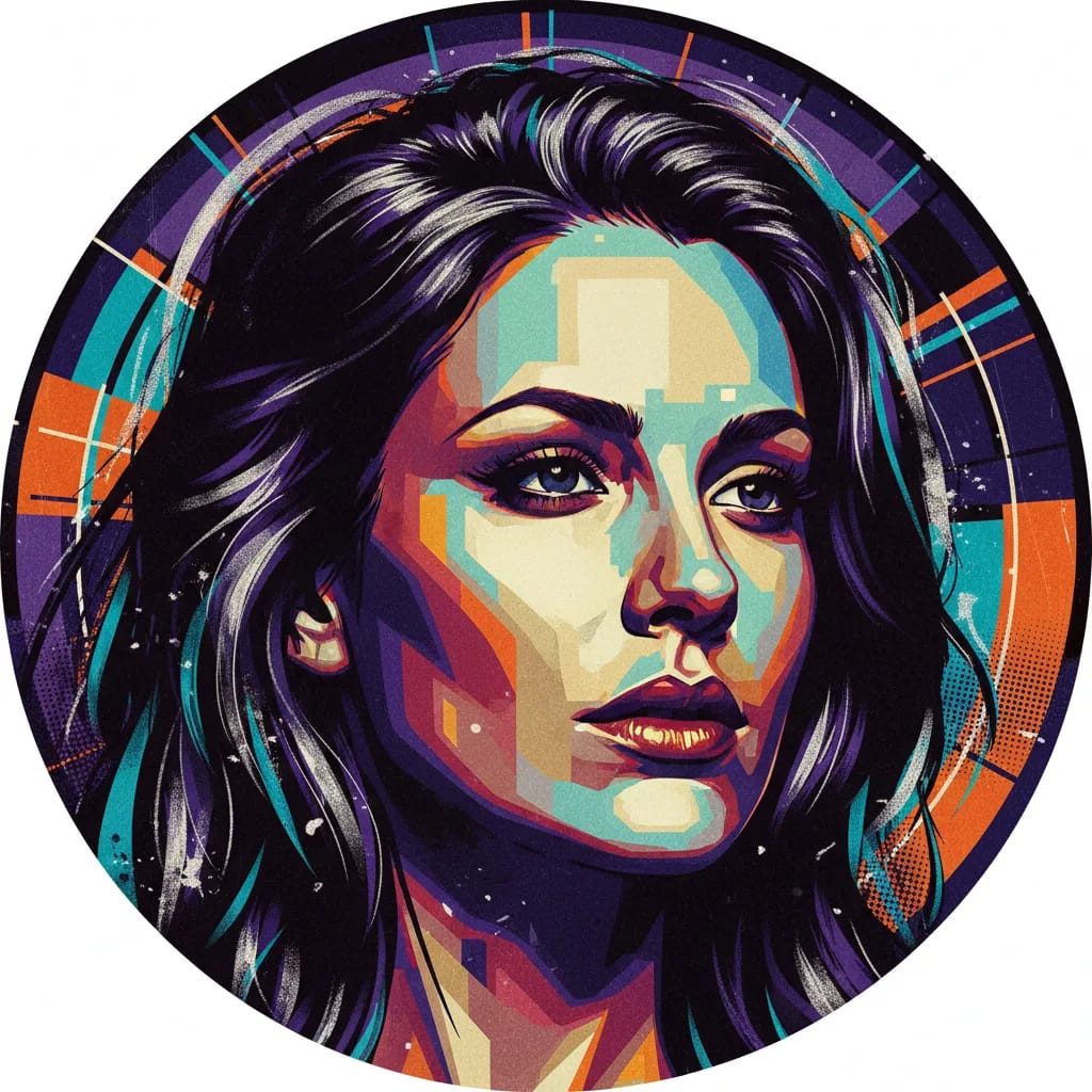 Artistic portrait of Melissa Sagemiller