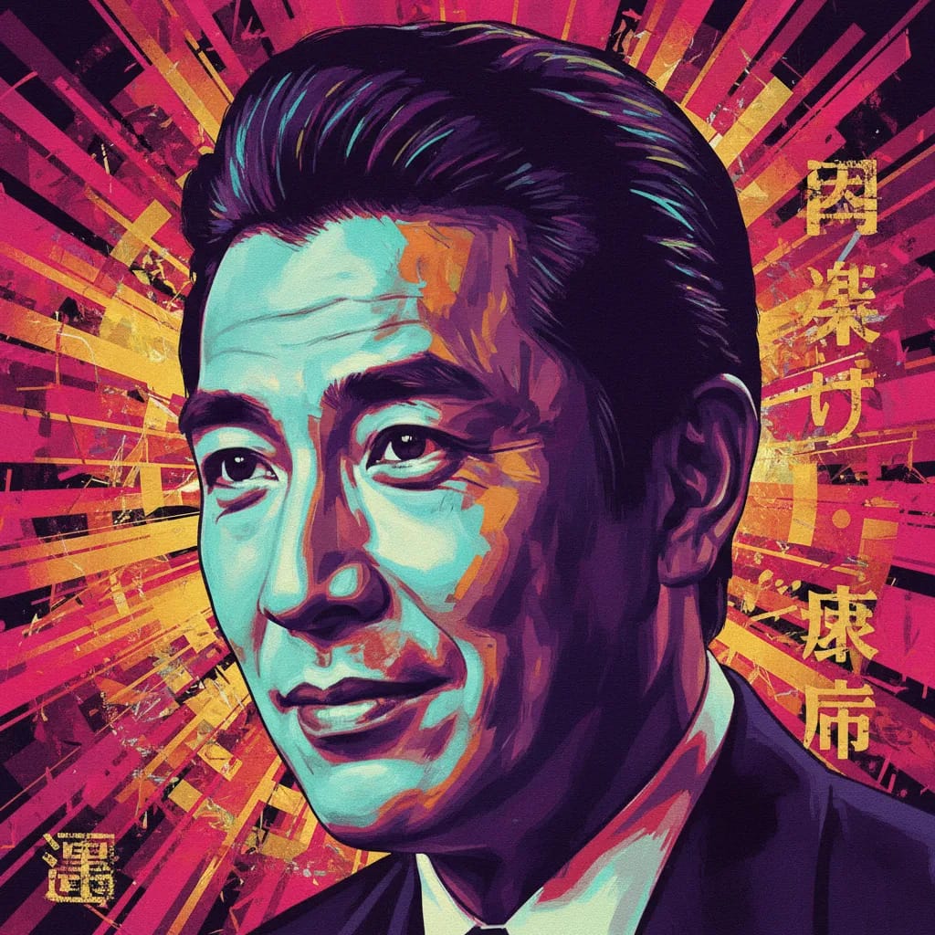 Artistic portrait of Norihei Miki
