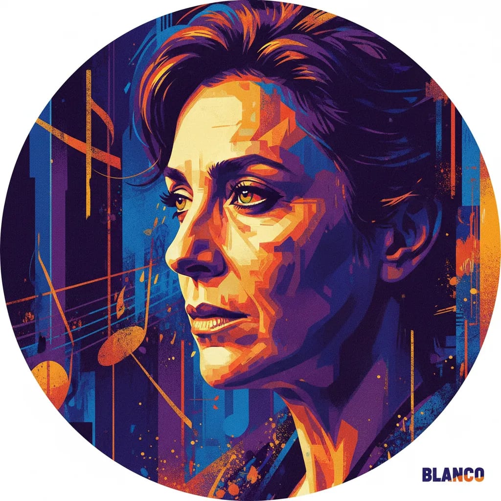 Artistic portrait of Rita Blanco