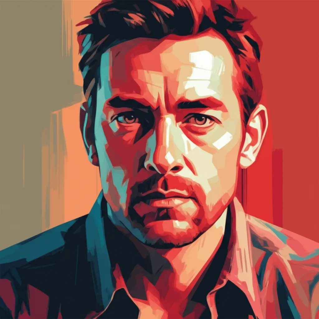 Artistic portrait of Martin Stringer