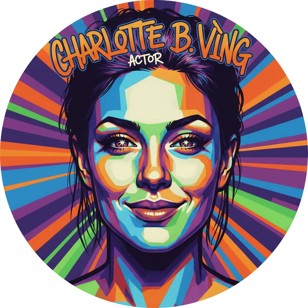 Artistic portrait of Charlotte Bøving