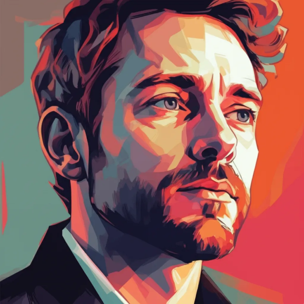 Artistic portrait of Simon J. Smith