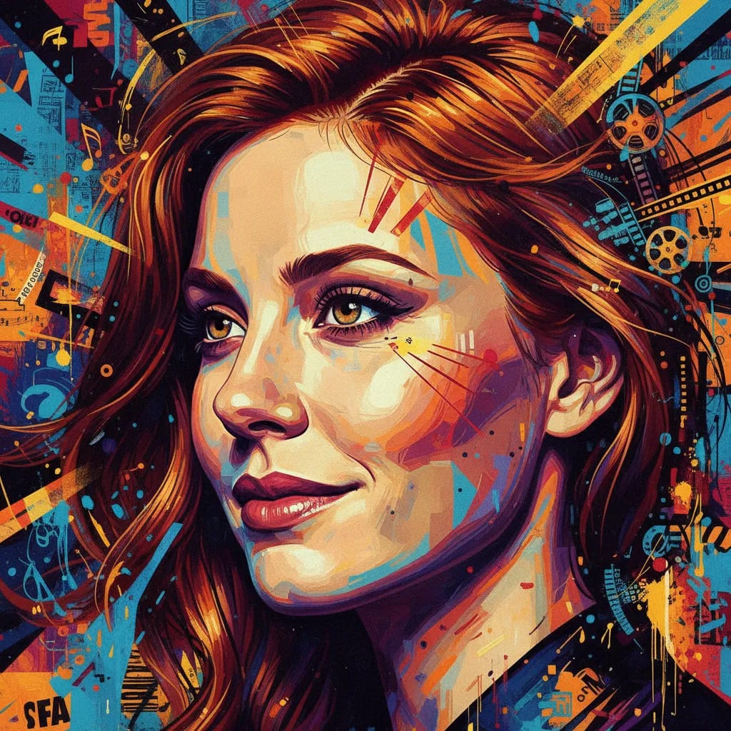 Artistic portrait of Alicia Witt