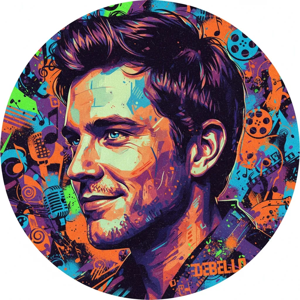 Artistic portrait of James DeBello