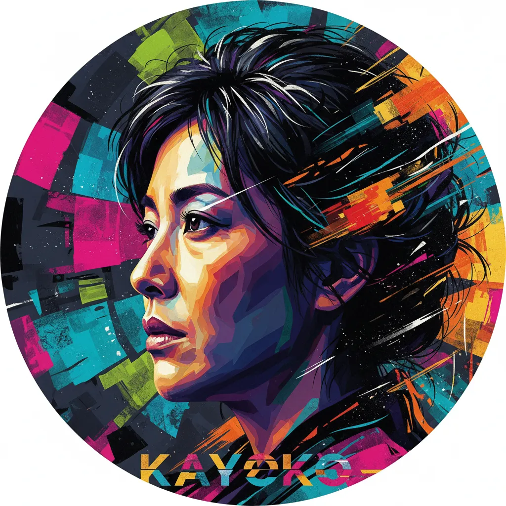 Artistic portrait of Kayoko Kishimoto