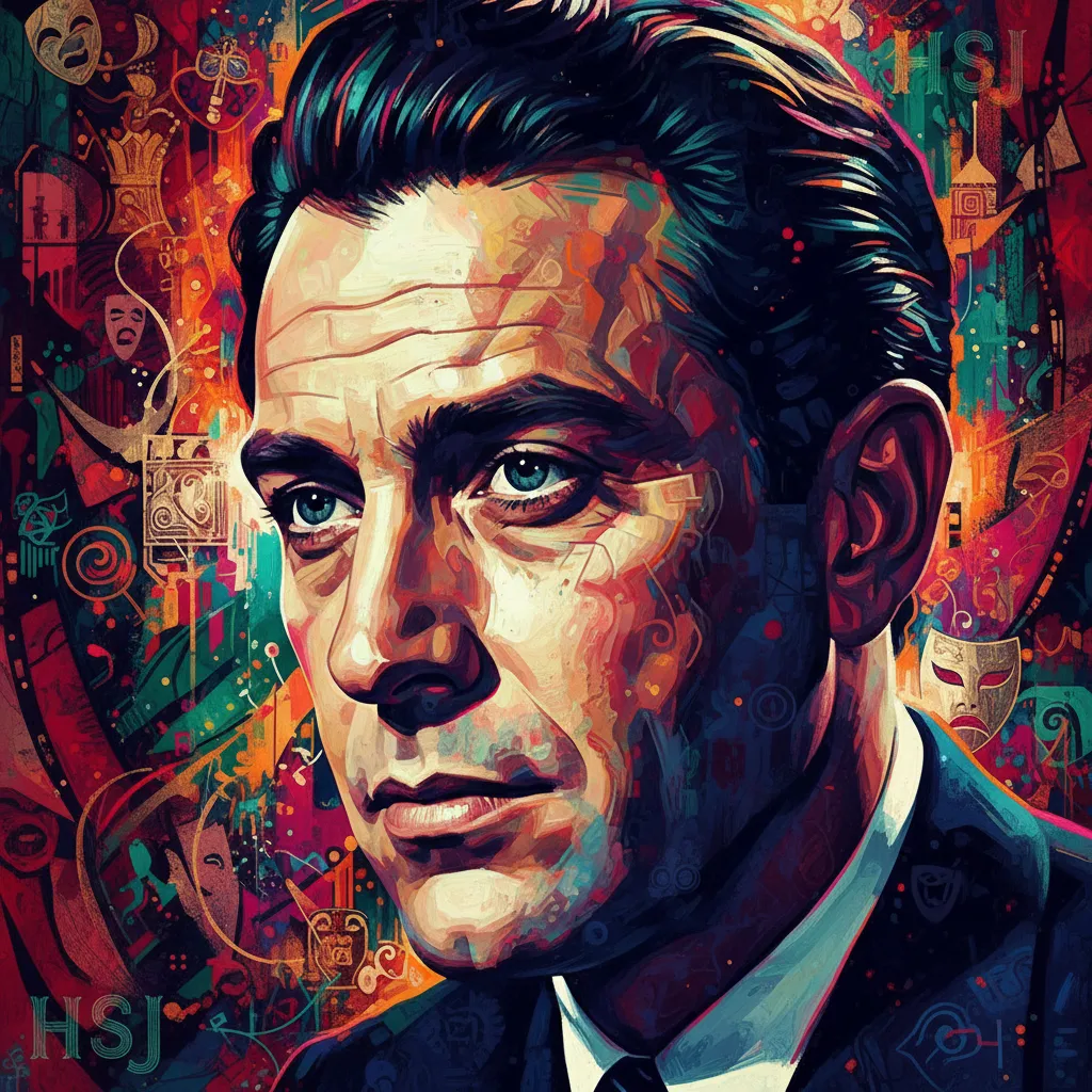 Artistic portrait of Howard St. John