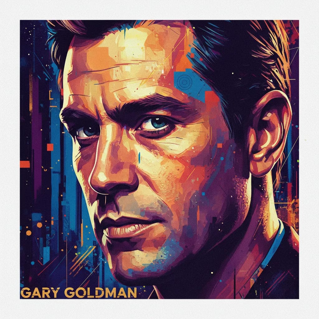 Artistic portrait of Gary Goldman