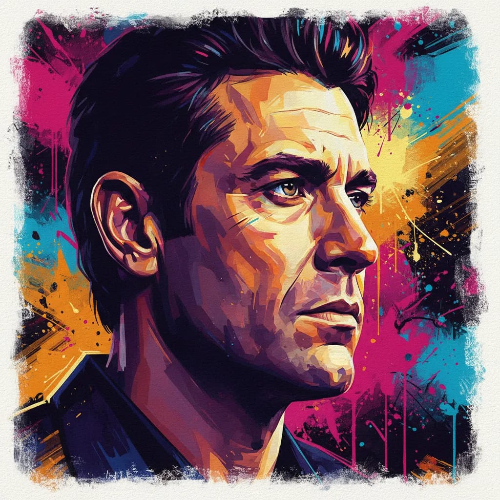 Artistic portrait of Richard Norton