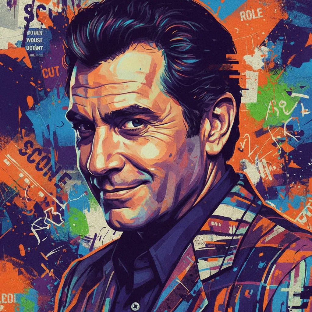 Artistic portrait of Dan Hedaya