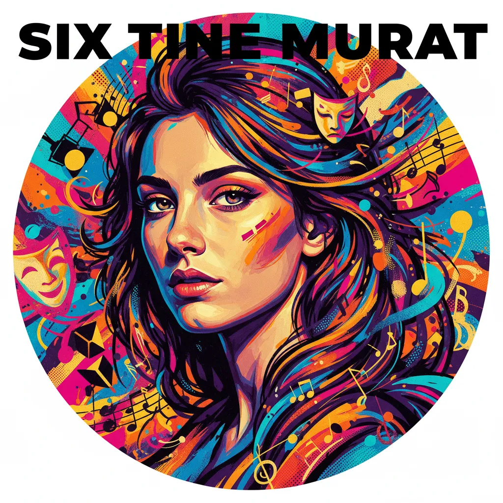 Artistic portrait of Sixtine Murat