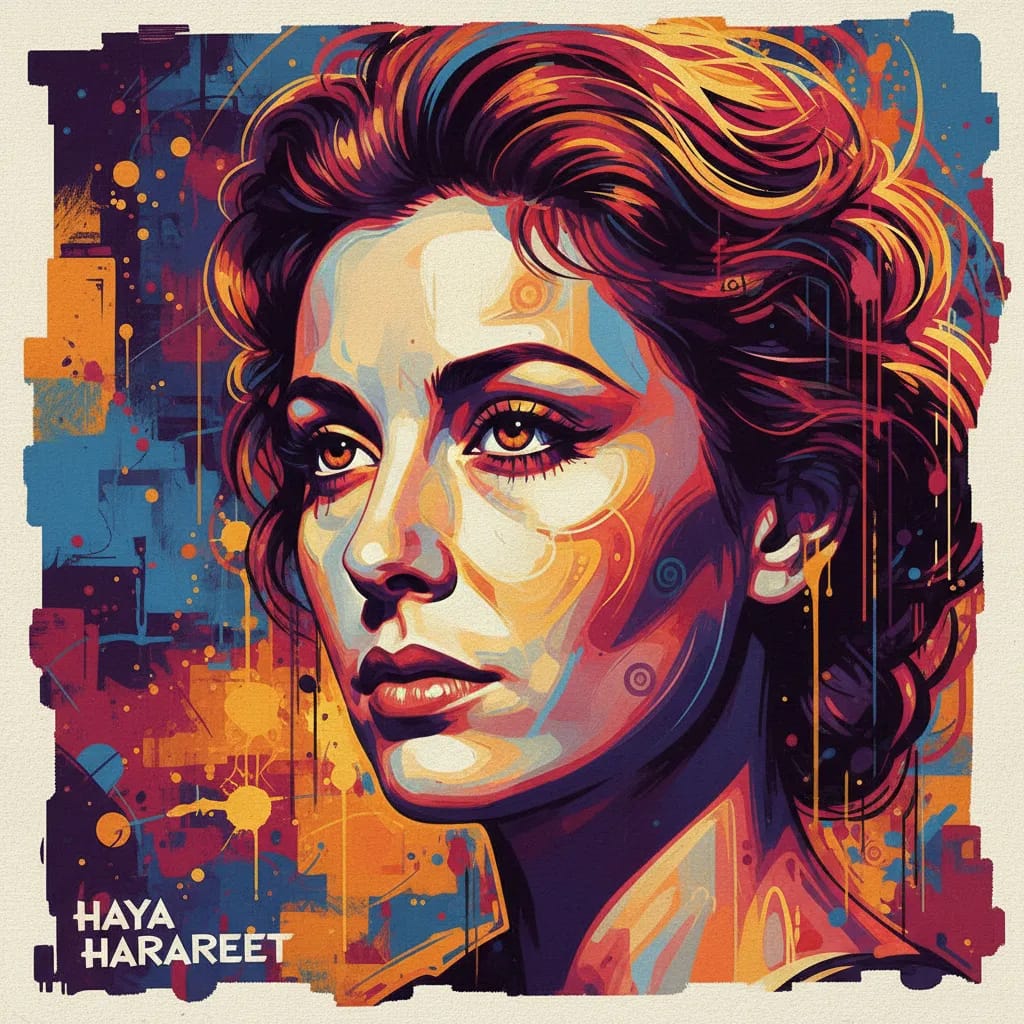 Artistic portrait of Haya Harareet