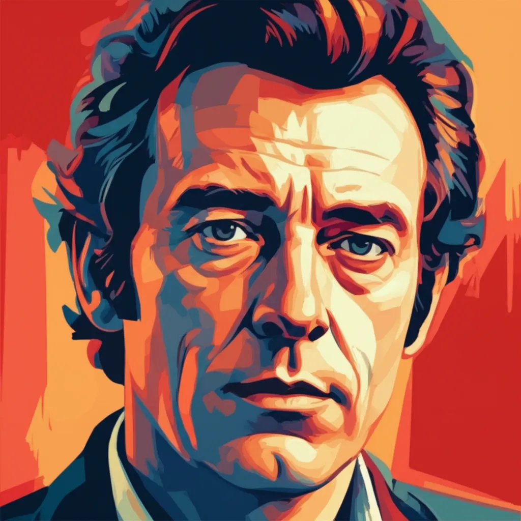 Artistic portrait of Jon Finch