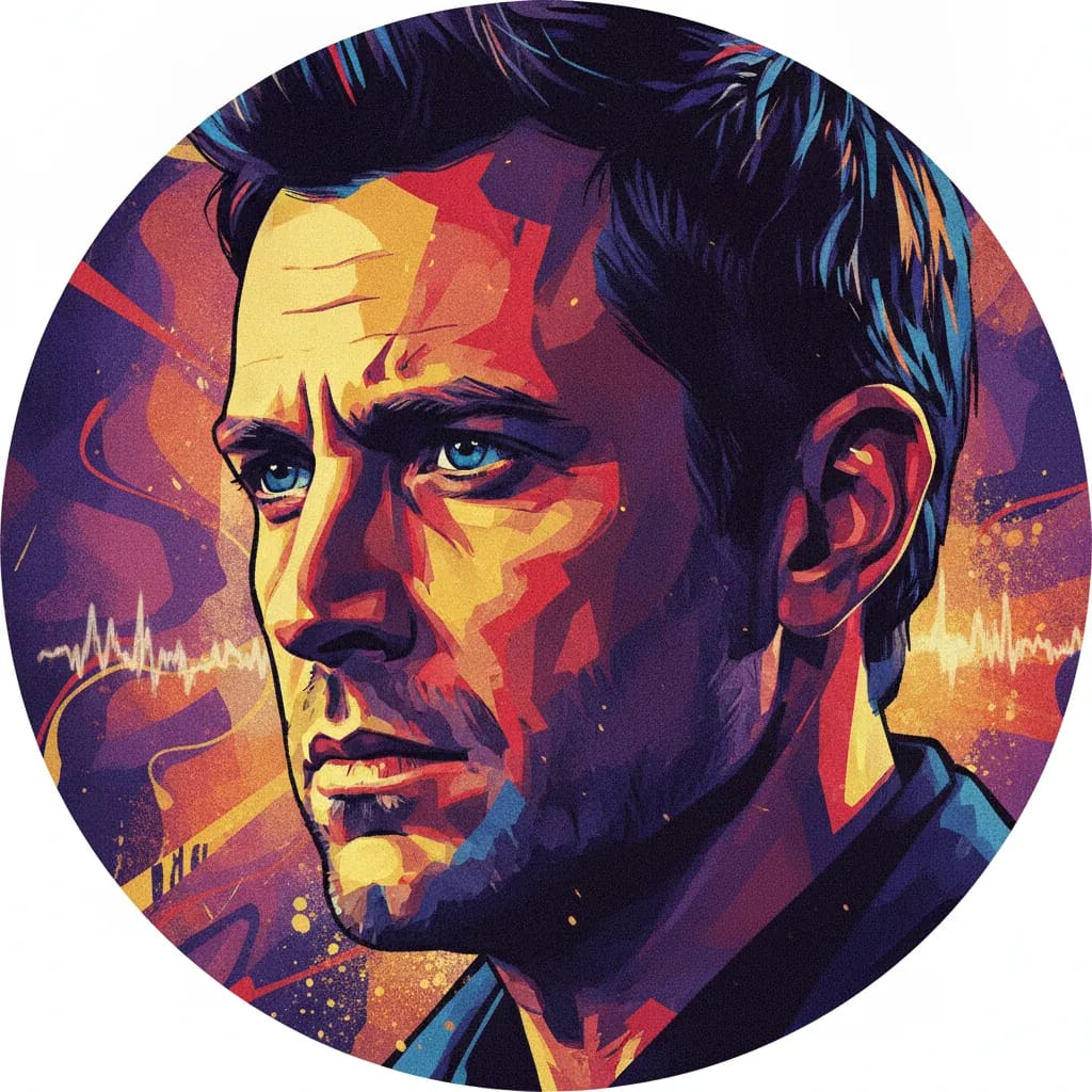 Artistic portrait of James Frain