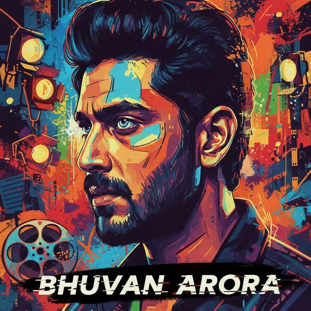 Artistic portrait of Bhuvan Arora