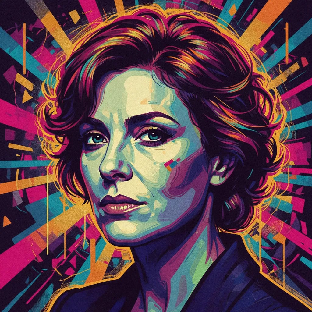 Artistic portrait of Petra Martínez