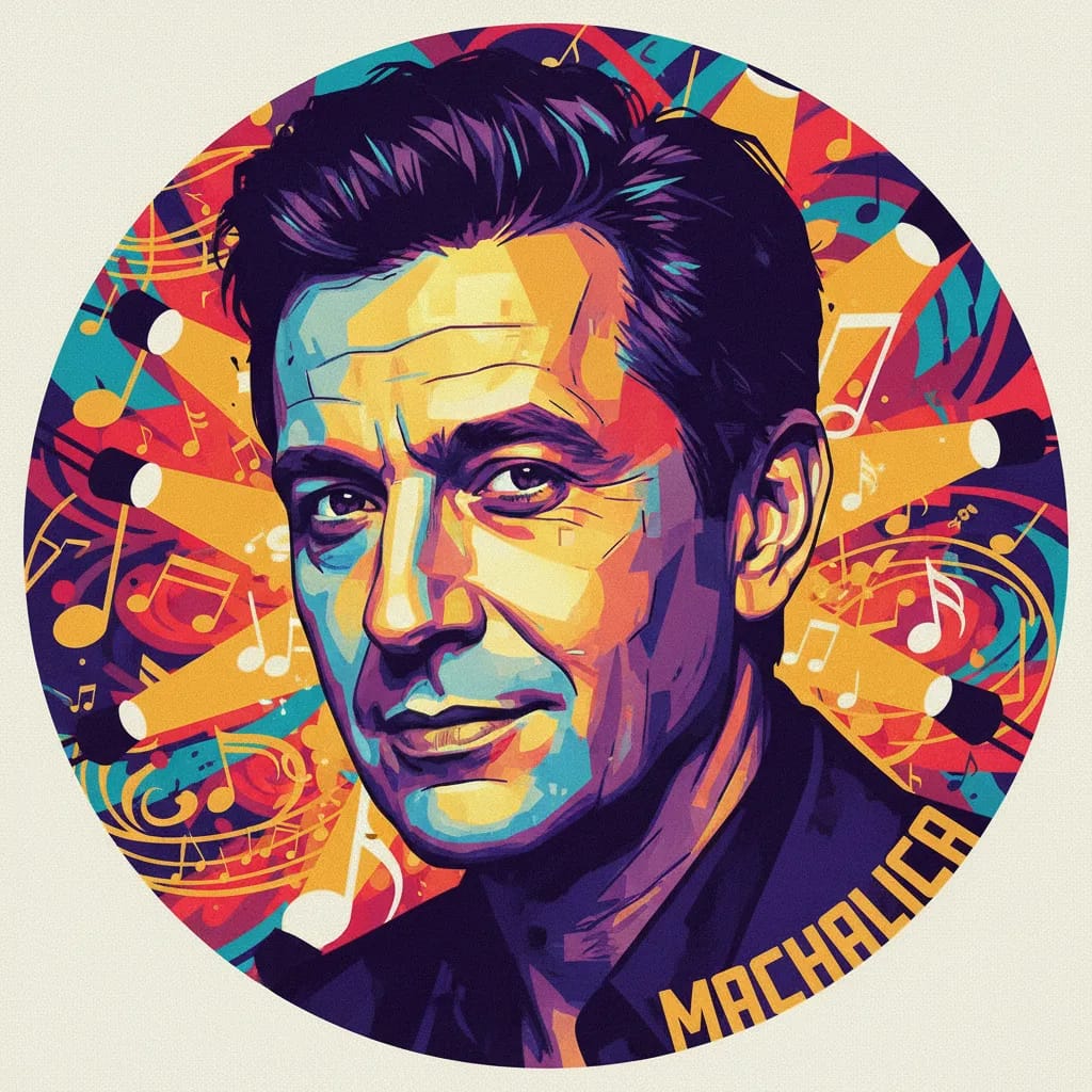 Artistic portrait of Piotr Machalica