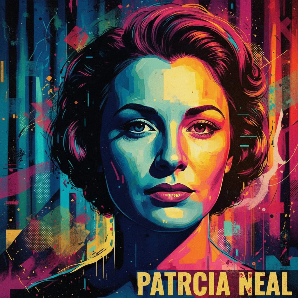 Artistic portrait of Patricia Neal