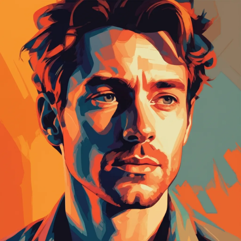 Artistic portrait of JJ Feild