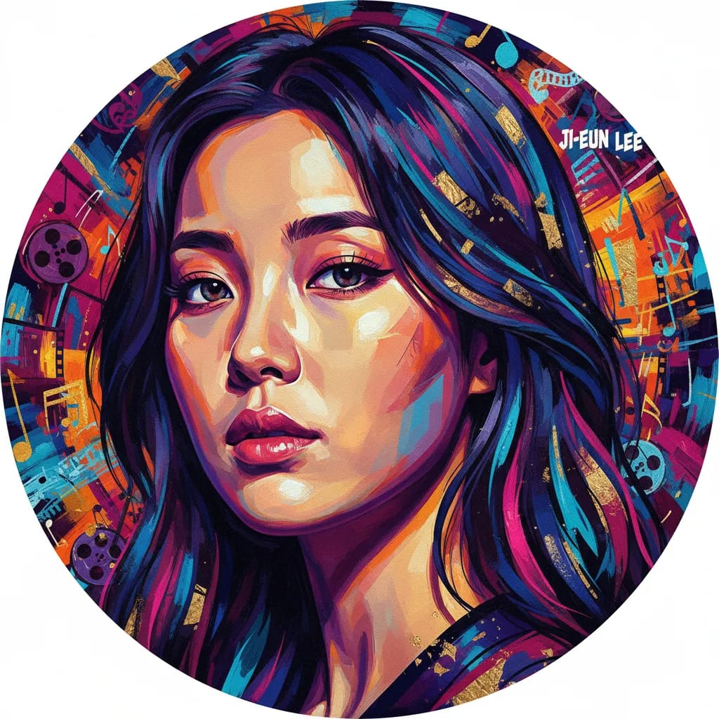 Artistic portrait of Ji-eun Lee