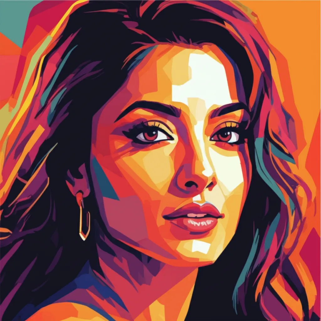 Artistic portrait of Gayatri Joshi