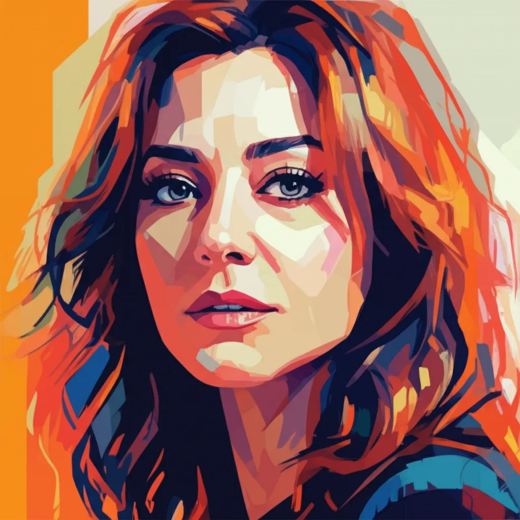 Artistic portrait of Demet Akbag