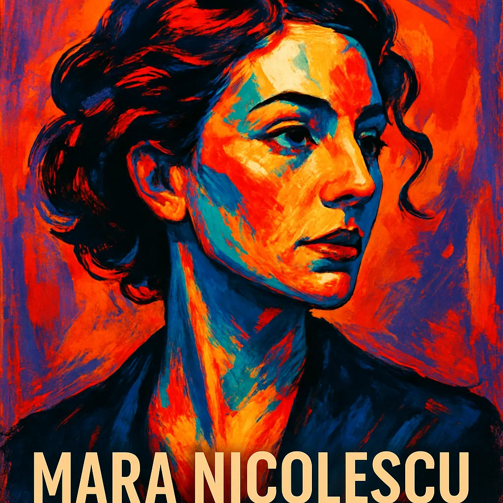 Artistic portrait of Mara Nicolescu