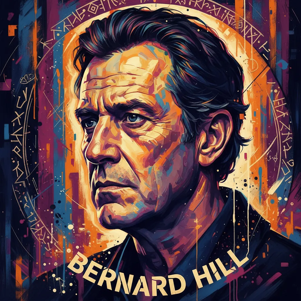 Artistic portrait of Bernard Hill