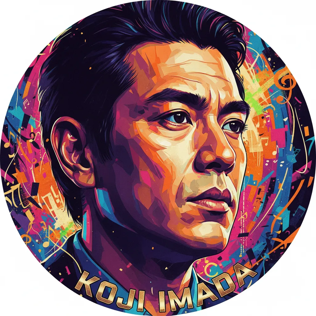 Artistic portrait of Kôji Imada