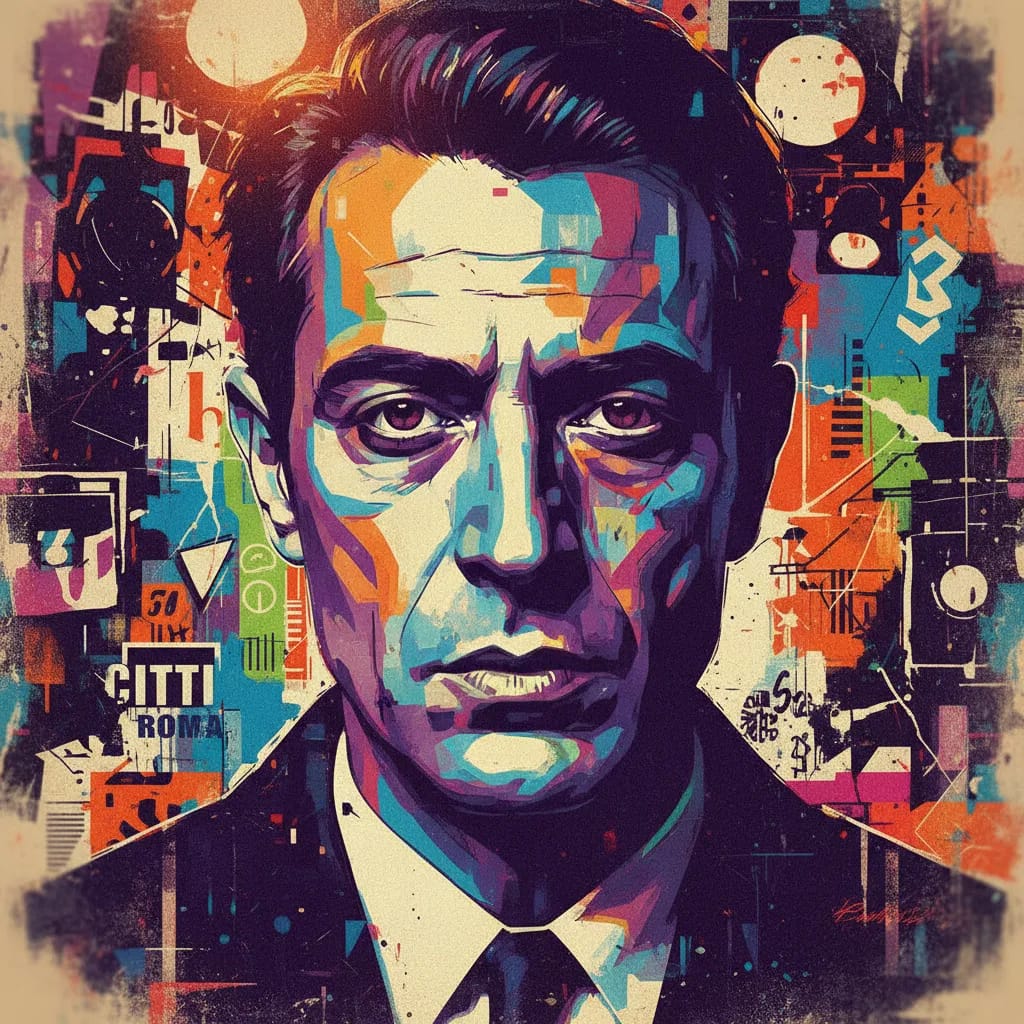 Artistic portrait of Franco Citti