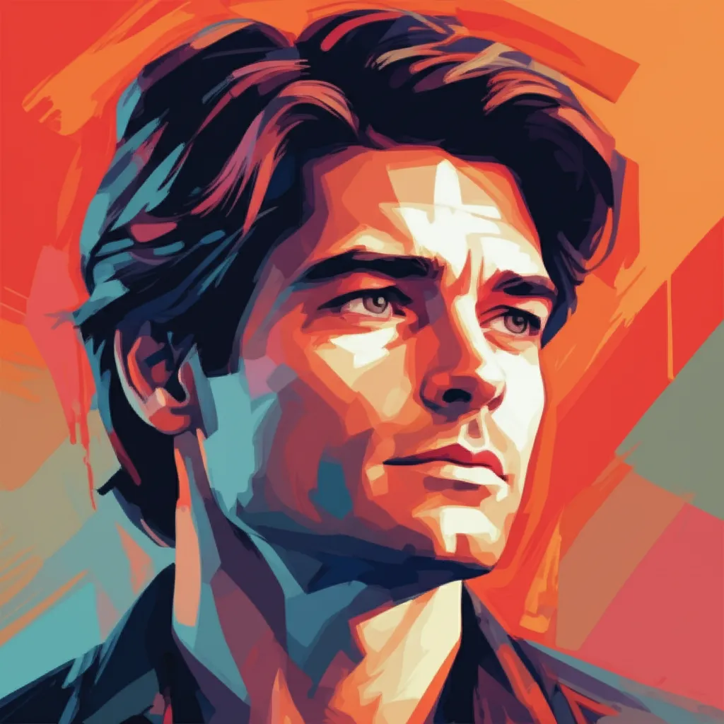 Artistic portrait of Rob Lowe
