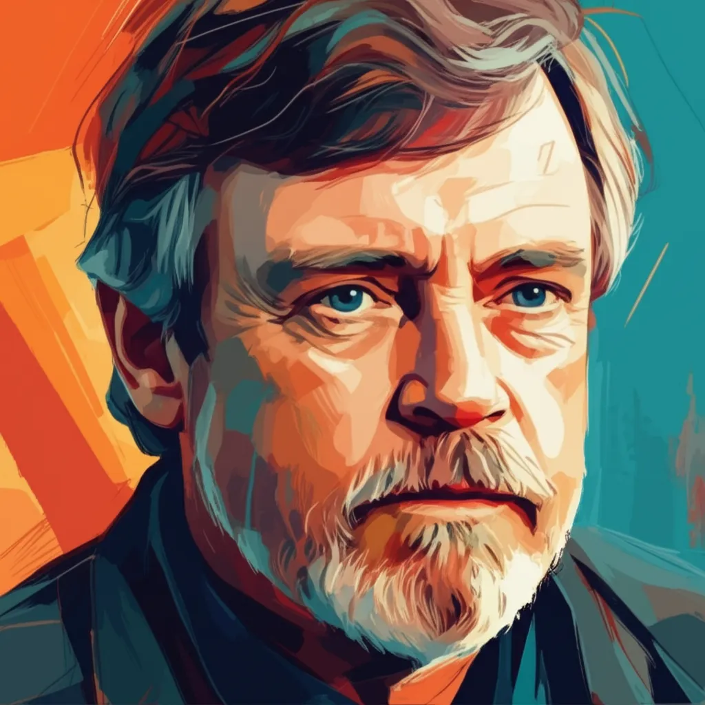 Artistic portrait of Mark Hamill