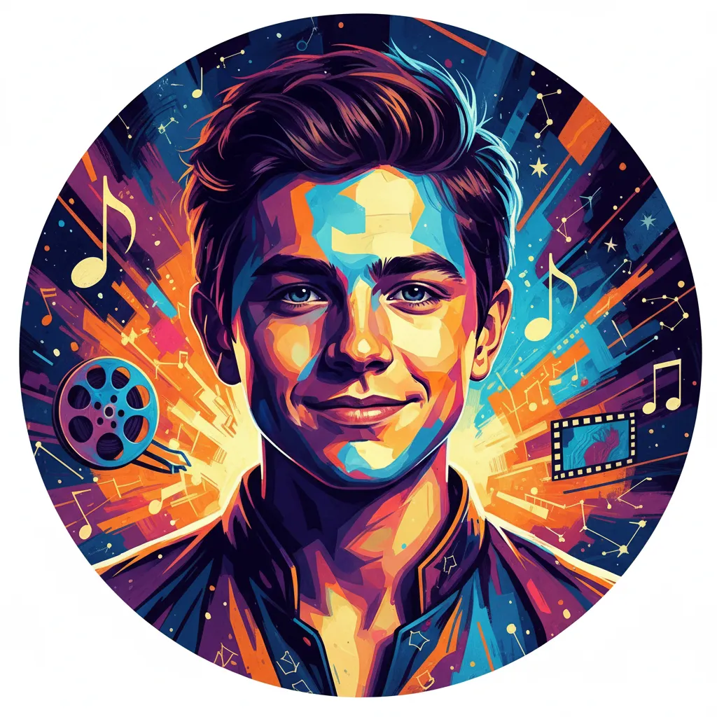 Artistic portrait of Max Charles