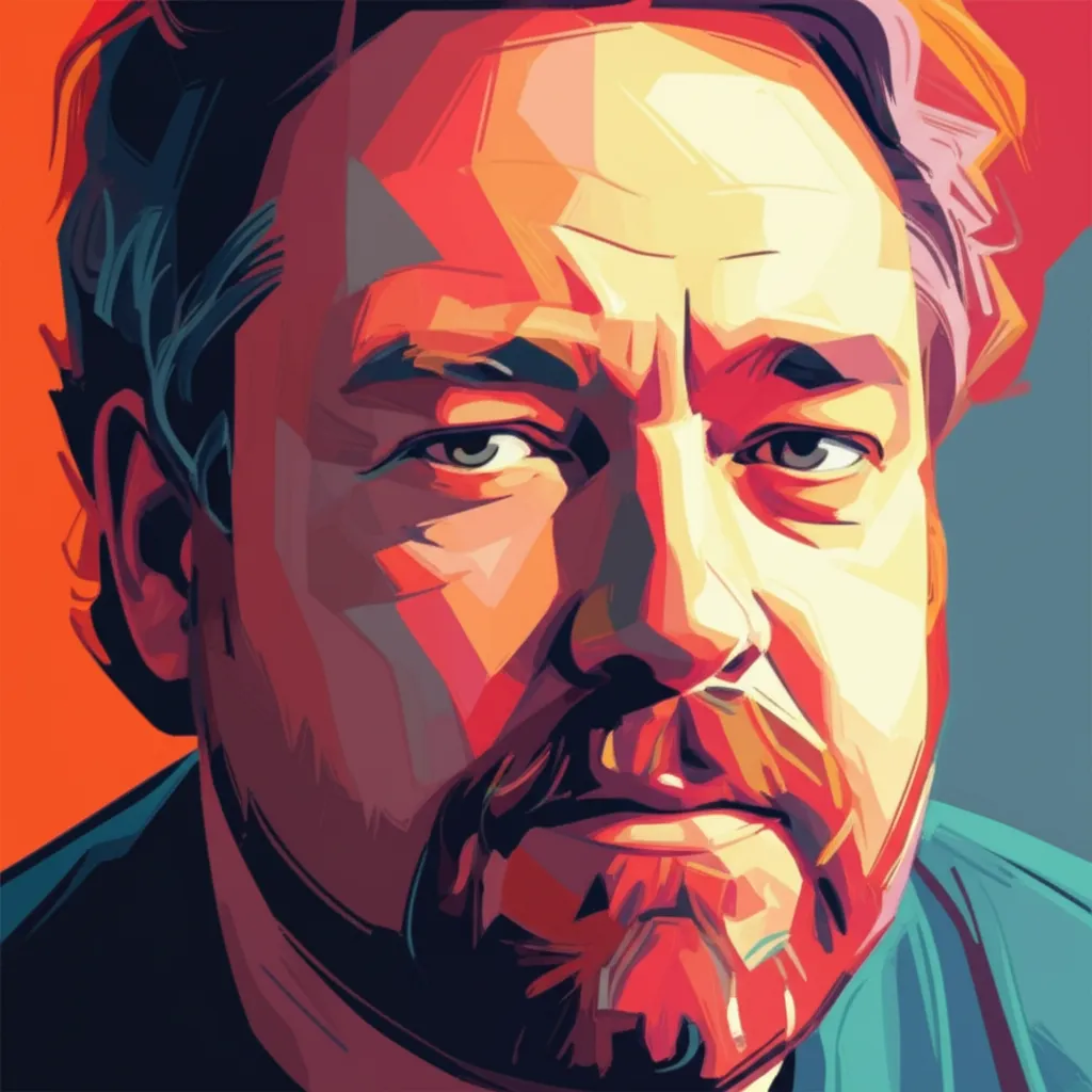 Artistic portrait of Dave 'Squatch' Ward